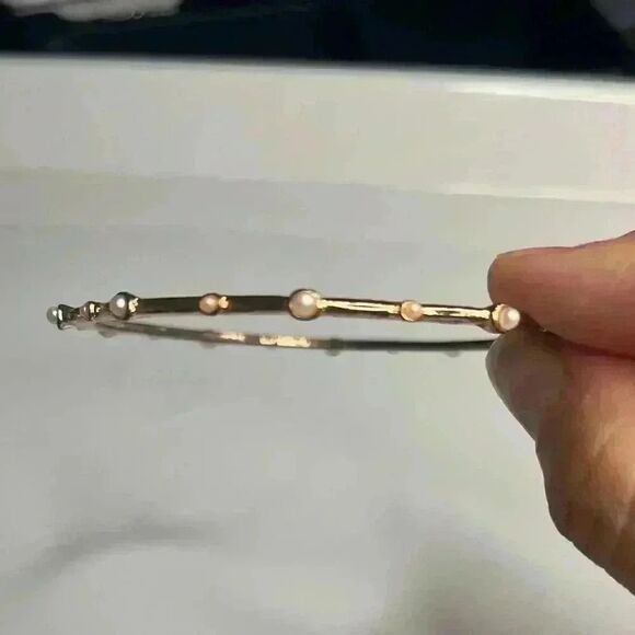 Rose gold and pearl seed bracelet western feminine stable - Picture 5 of 5